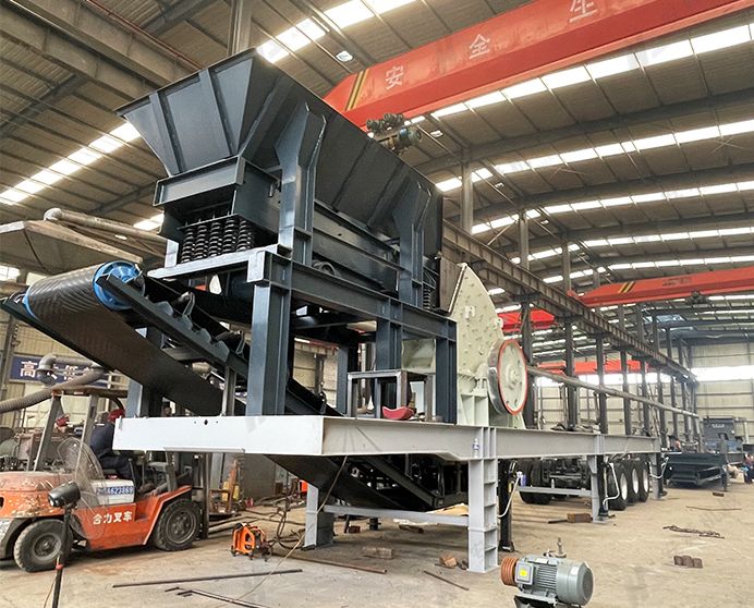 Mobile Heavy Hammer Crusher Plant